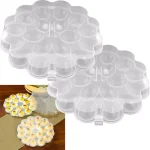 Chef Buddy Deviled Egg Trays with Snap-On Lids, Holds 36 Eggs (Set of 2) thumbnail 2