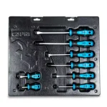 Capri Tools Kontour 8-Piece Screwdriver Set, Chrome Molybdenum Steel, Phillips & Slotted thumbnail 1