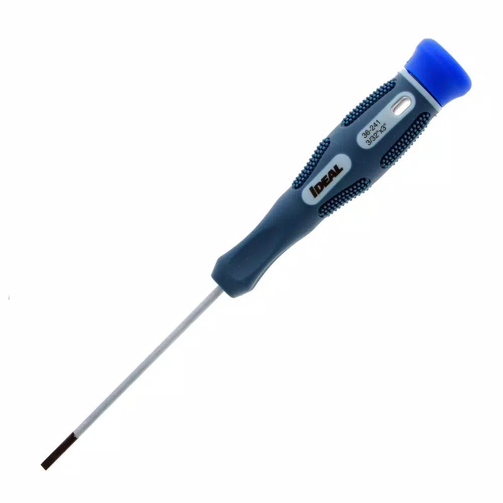 Ideal 7-Piece Precision Electronic Screwdriver Set with Chrome Vanadium Steel Shanks