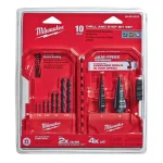Milwaukee 10-Piece Black Oxide Step Drill Bit Set thumbnail 4