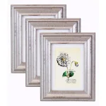 KG kieragrace KG Jean Distressed Metal Effect Wood Photo Frame Set of 3, Holds 4x6 Photos thumbnail 1
