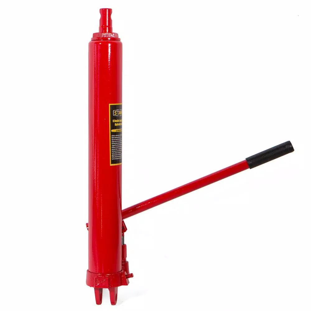 Stark 8-Ton Long Hydraulic Ram Jack Double Pump Engine Hoist Lifter, 16,000 lb Capacity