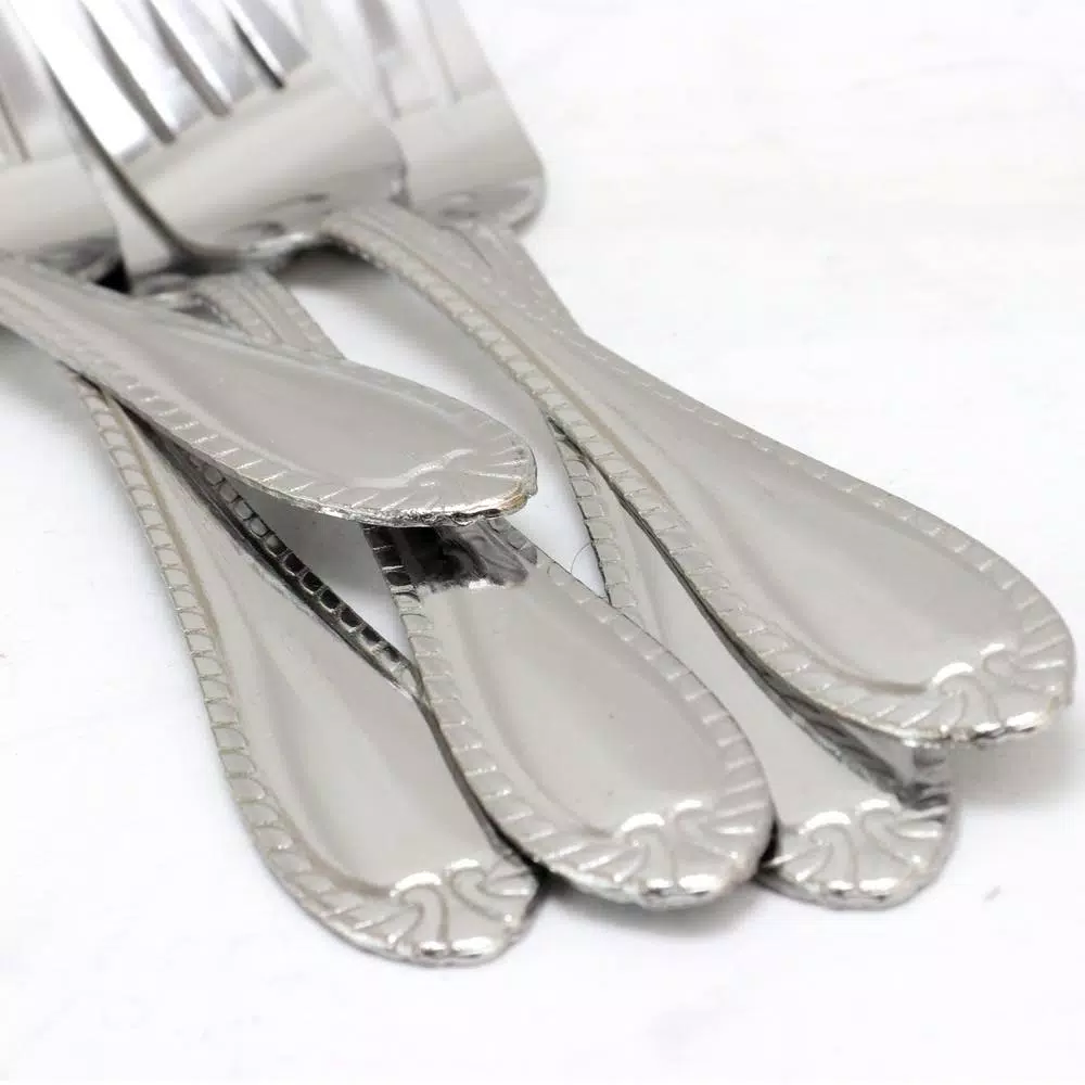 Gibson Home New Wilmington 24-Piece Stainless Steel Flatware Set, Service for 6