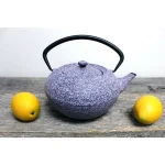 BergHOFF Studio 5.6-Cup Cast Iron Purple Teapot with Stainless Steel Mesh Insert thumbnail 4
