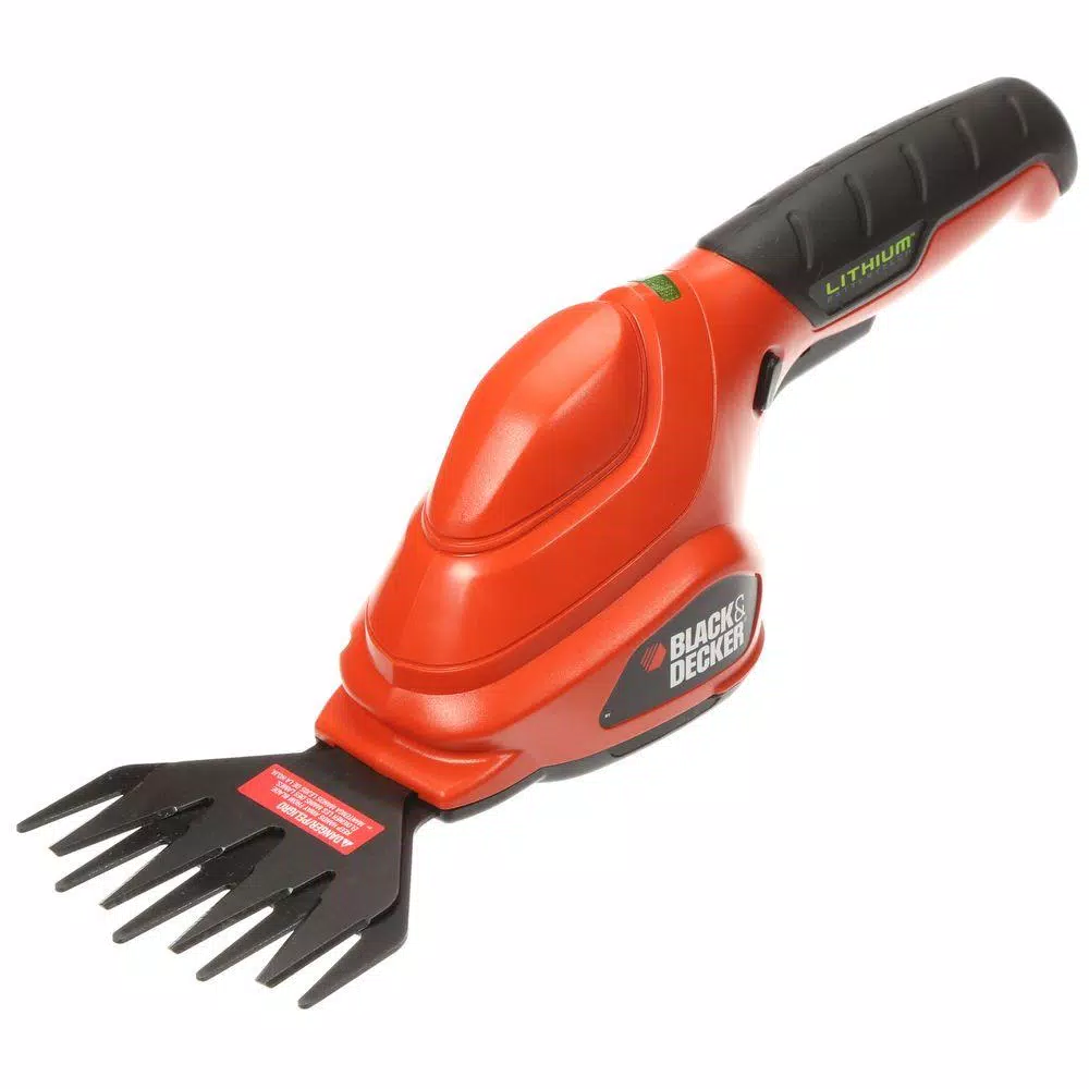BLACK+DECKER 3.6V Lithium-Ion 2-in-1 Cordless Garden Shears and Trimmer Combo with 1.5 Ah Battery