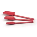 Rachael Ray Red Silicone Spoonula Set of 3 - Versatile Baking and Cooking Spatula Tools thumbnail 1