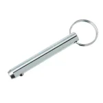 Everbilt Crown Bolt 3/8 in. x 1-1/8 in. Zinc-Plated Steel Cotter Less Hitch Pin thumbnail 1