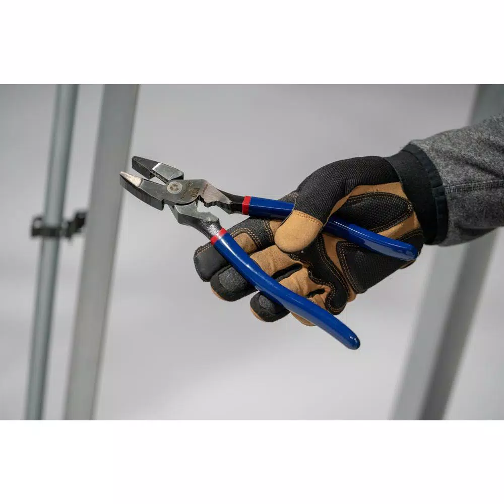Southwire 9 in. High-Leverage Side Cutting Pliers with American Forged Steel