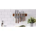 Chicago Cutlery Rustica 7-Piece German Stainless Steel Knife Set with Natural Acacia Wood Magnetic Block thumbnail 5