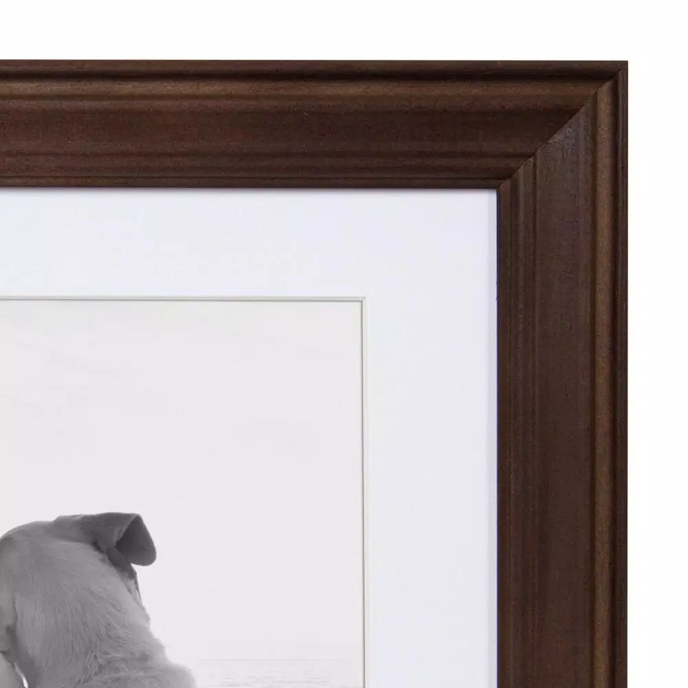 Kate and Laurel Bordeaux Brown Gallery Wall Picture Frame Set, 10-Piece Collection