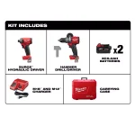 Milwaukee M18 FUEL 18V Brushless Hammer Drill and Surge Hydraulic Driver 2-Tool Combo Kit thumbnail 2
