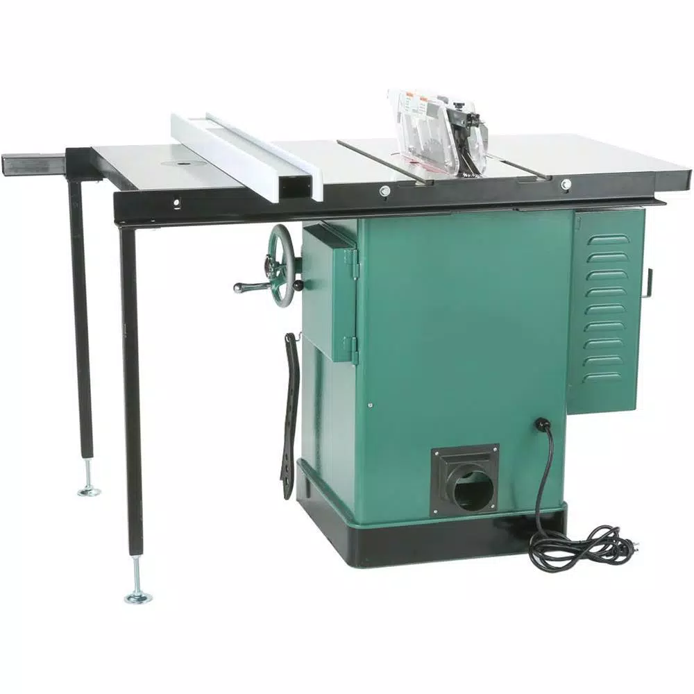 Grizzly Industrial 10 in. 3 HP 240-Volt Cabinet Table Saw with Built-in Router Table Extension