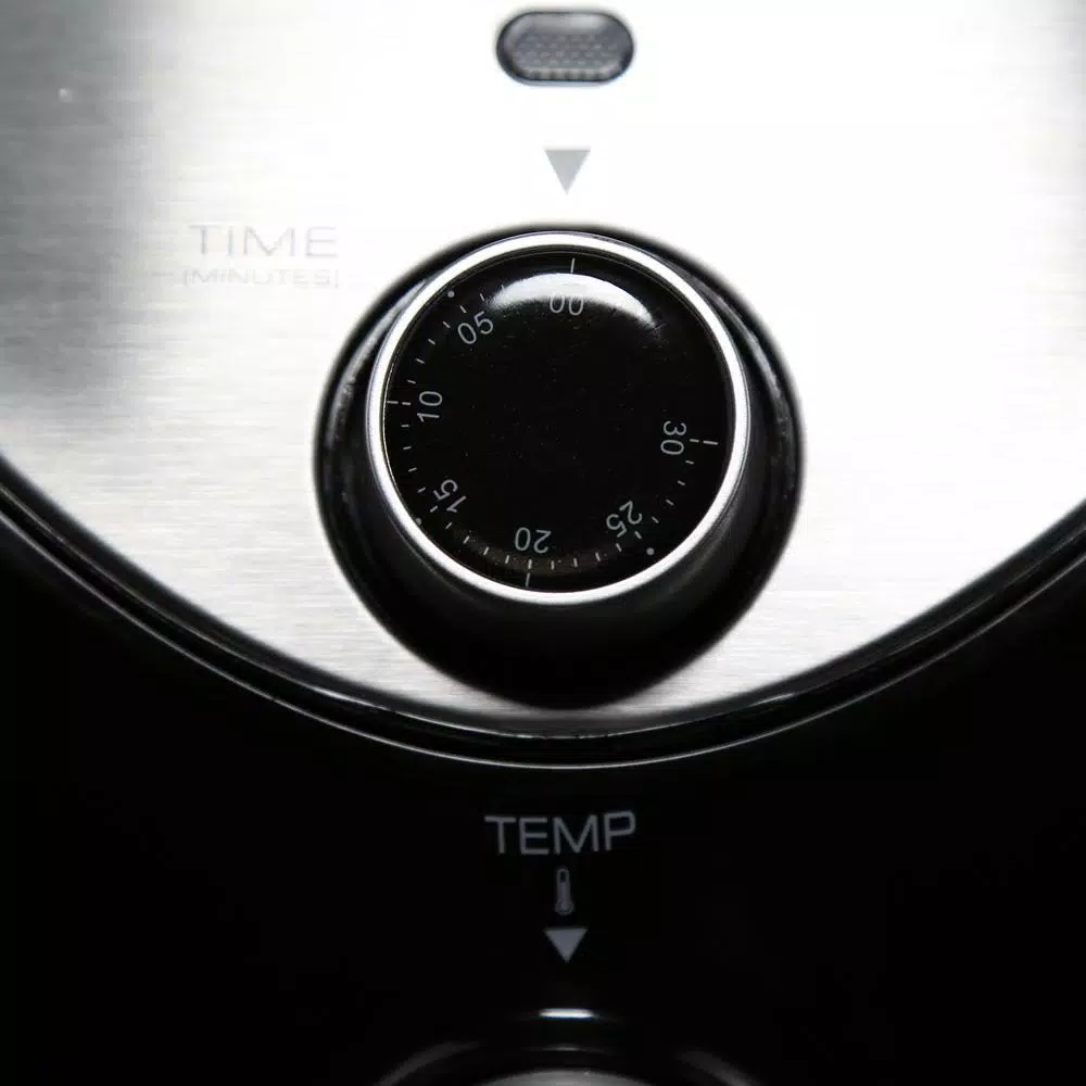 Professional Series Cool Touch 3.38 Qt. Air Fryer, 1500W Compact Countertop Fryer - Black