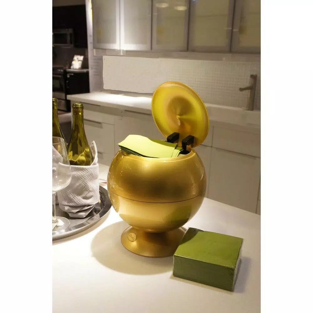 iTouchless Gold Apple 360° Sensor Touchless Napkin and Tissue Dispenser