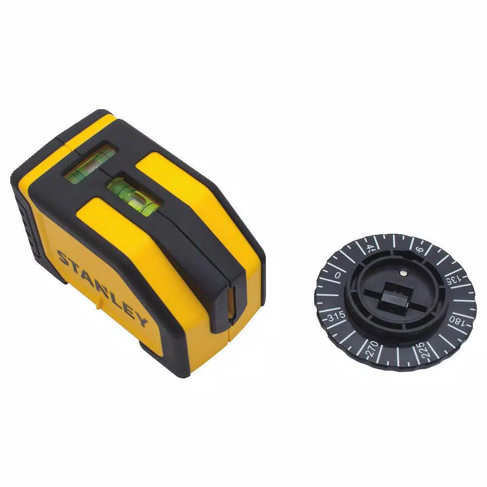 Stanley STHT77148 Manual Wall Line Generator Laser Level, 10 ft. Range