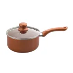 Brentwood Appliances 7-Piece Copper Nonstick Cookware Set with Ergonomic Handles thumbnail 5