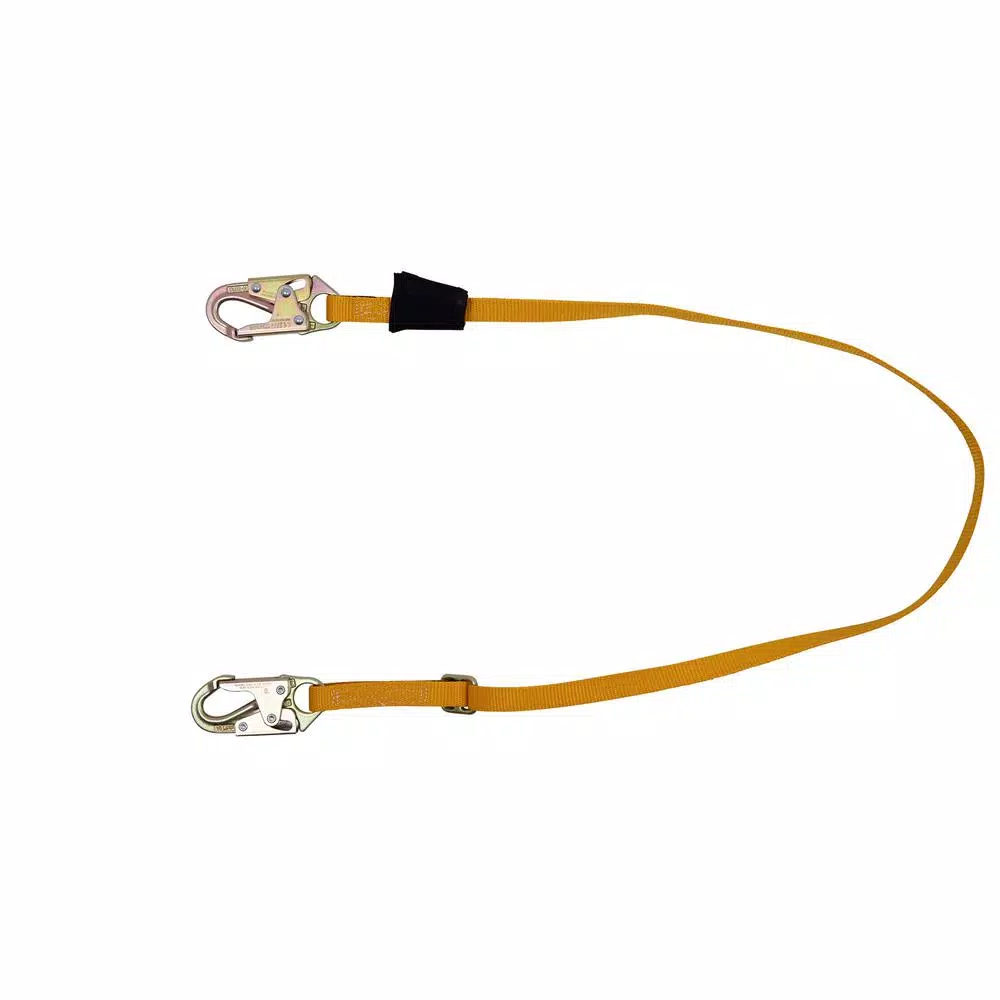 WERNER Upgear 6 ft. Adjustable Web Positioning Lanyard with Double Locking Snap Hooks