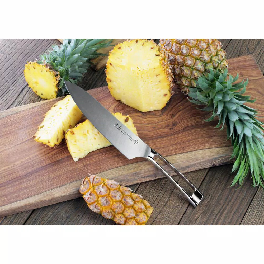 Cangshan N1 Series 6-Piece German Steel Forged Knife Block Set with Acacia Wood Block