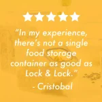LOCK & LOCK Easy Essentials Pantry 16.5-Cup Rectangular Food Storage Container, Airtight & Leakproof Plastic Container thumbnail 7