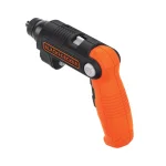 BLACK+DECKER 4V MAX Lithium-Ion Cordless 1/4 in. Electric Screwdriver with Pivoting Handle and Flashlight thumbnail 2