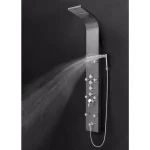 AKDY 65 in. 8-Jet Shower Panel System, Space Gray Brushed Stainless Steel with Rainfall, Waterfall & Wand thumbnail 7
