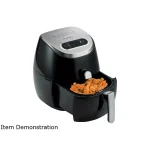Rosewill 3.7 Qt. Digital Air Fryer with LED Touch Display, 1350W Oil-Free Rapid Air Circulation Fryer, Black thumbnail 3