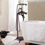 Vanity Art 40 in. Single-Handle Claw Foot Tub Faucet with Hand Shower, Oil Rubbed Bronze thumbnail 4
