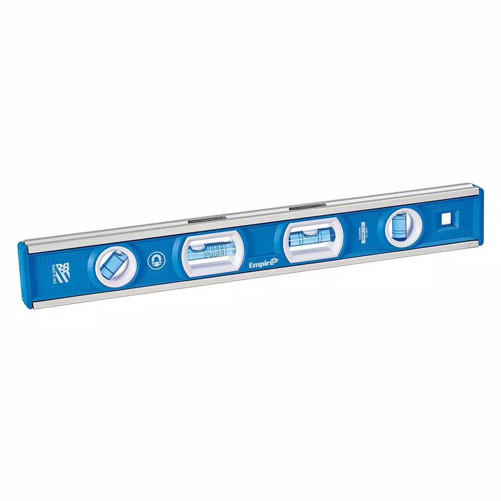 Empire e75 Series True Blue 48 in. Box Level and 12 in. Magnetic Level Set