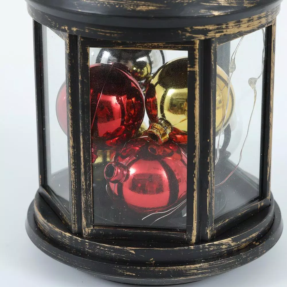 Winsome House 10-Light RGB Color Changing LED Holiday Lantern with Ornaments