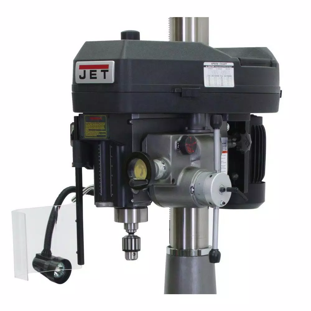 Jet JMD-18PFN 2 HP Mill Drill Press with Power Downfeed, 115V/230V, 1/2 in. Chuck