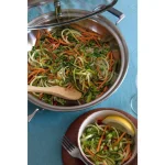 CookCraft by Candace 3 Qt. Tri-Ply Stainless Steel Casserole Pan with Patented Latch Glass Lid thumbnail 5