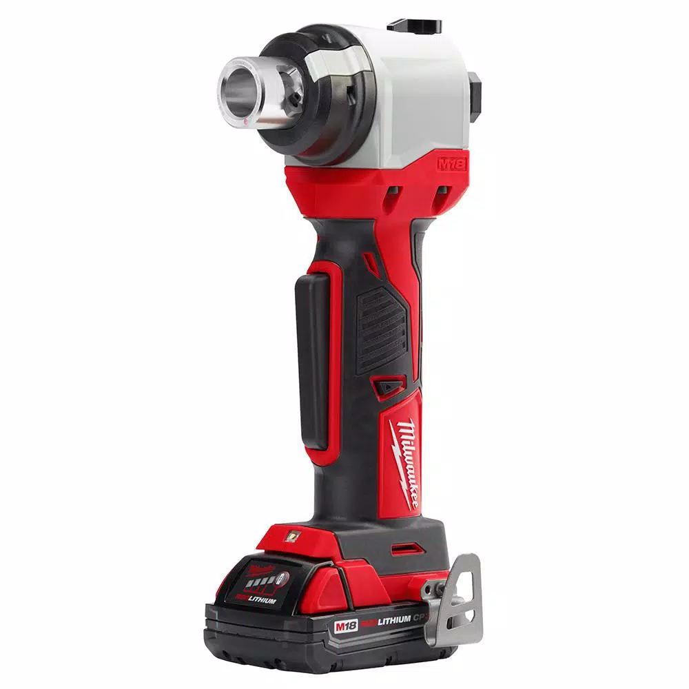 Milwaukee M18 18V Cordless Cable Stripper Kit for Al THHN/XHHW Wire, 11 Bushings, Battery & Charger Included
