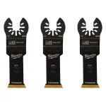 Milwaukee 1-1/8 in. Titanium Bi-Metal Universal Fit Oscillating Multi-Tool Blades, 3-Pack thumbnail 7