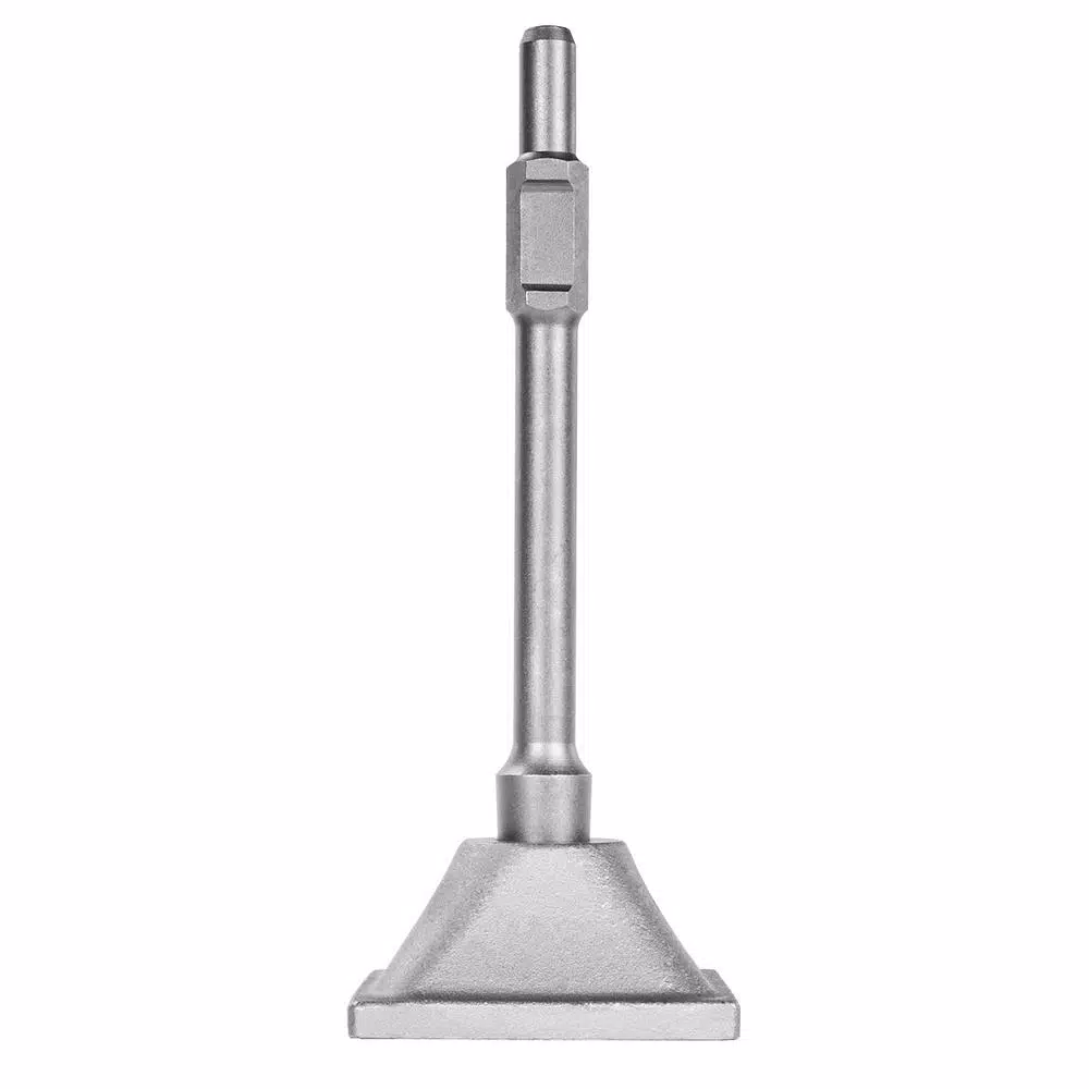 Stark 1-1/8 in. Hex Steel Tamper Shank and Plate for Electric Demolition Jack Hammers