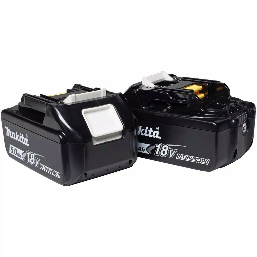 Makita 18V LXT Lithium-Ion 5.0 Ah High Capacity Battery Pack (2-Pack)