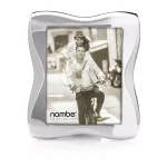 Nambe Bella Metal Picture Frame, 8 x 10 Silver-Plated Modern Tabletop Photo Frame thumbnail 1