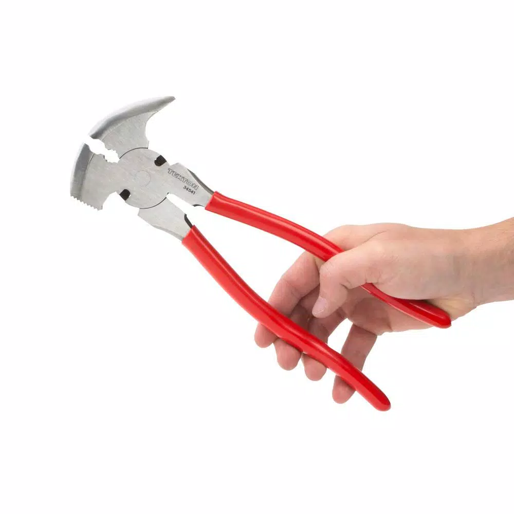 TEKTON 10-1/2 in. Fencing Pliers, 7-in-1 Multi-Purpose Wire Fence Tool