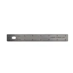 Empire 6 in. Stainless Steel Stiff Ruler with Metric and SAE Scales thumbnail 1