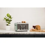 Haden Cotswold 4-Slice Wide Slot Retro Toaster, 1500W, Sage Green thumbnail 8