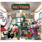 My Door Decor Winter Wonderland 7 ft. x 8 ft. Christmas Garage Door Mural thumbnail 1