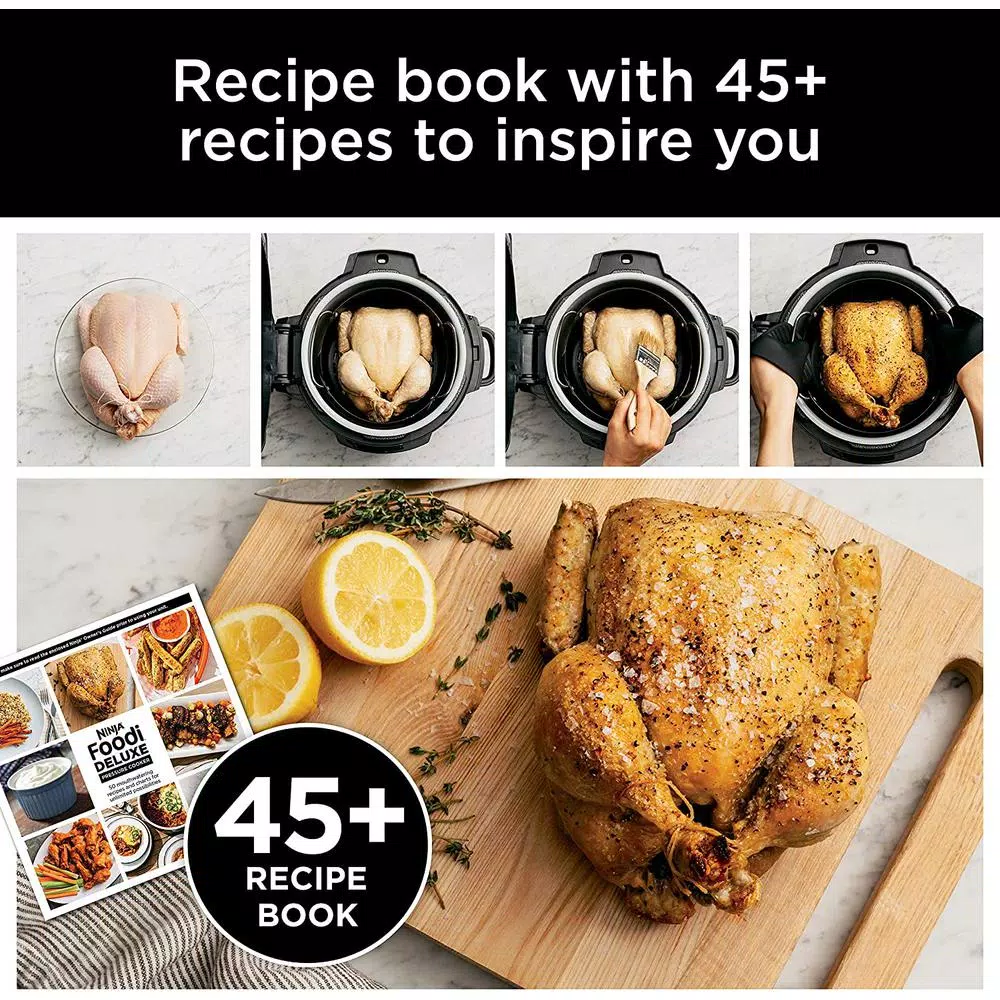 Ninja Foodi Deluxe 8 qt. Electric Pressure Cooker and Air Fryer, Stainless Steel