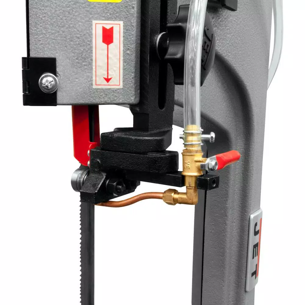 JET HVBS-712 3/4 HP 7 in. x 12 in. Metalworking Horizontal and Vertical Band Saw with Closed Stand