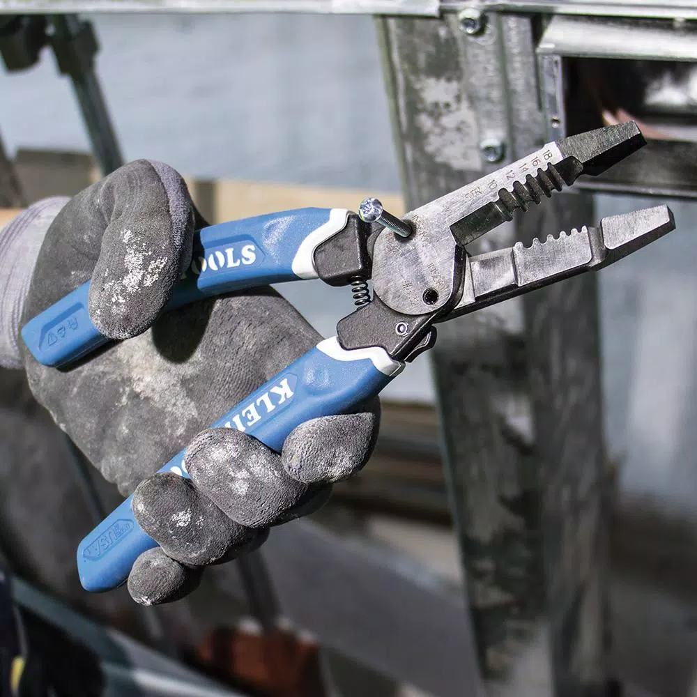 Klein Tools Klein-Kurve Heavy Duty Wire Stripper, Forged Steel, 8-16 AWG