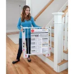 Safety 1st Ready to Install 28 in. Hardware Mounted Child Safety Gate, White thumbnail 7