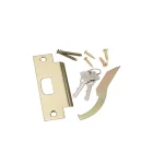 Taco Trans Atlantic Bright Brass Cylindrical Storeroom Grade 3 Door Knobset thumbnail 3