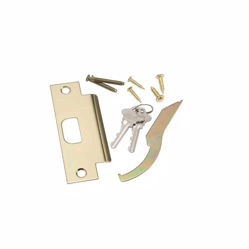 Taco Trans Atlantic Bright Brass Cylindrical Storeroom Grade 3 Door Knobset