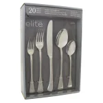 Gibson Elite Monteverdi 20-Piece Stainless Steel Flatware Set, Service for 4 thumbnail 1