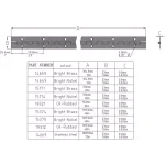 Everbilt 1-1/16 in. x 30 in. Oil-Rubbed Bronze Continuous Hinge, Steel thumbnail 8