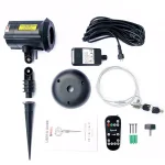 LEDMALL 3-Color RGB Outdoor Laser Projector Lights with RF Remote and 8 Moving Patterns thumbnail 4