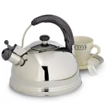 Creative Home Cobra 10.8-Cup Stainless Steel Whistling Stovetop Tea Kettle, Mirror Finish thumbnail 5